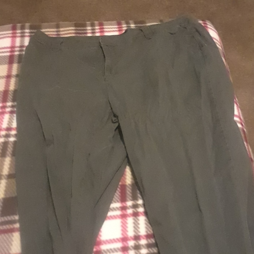 Green trousers